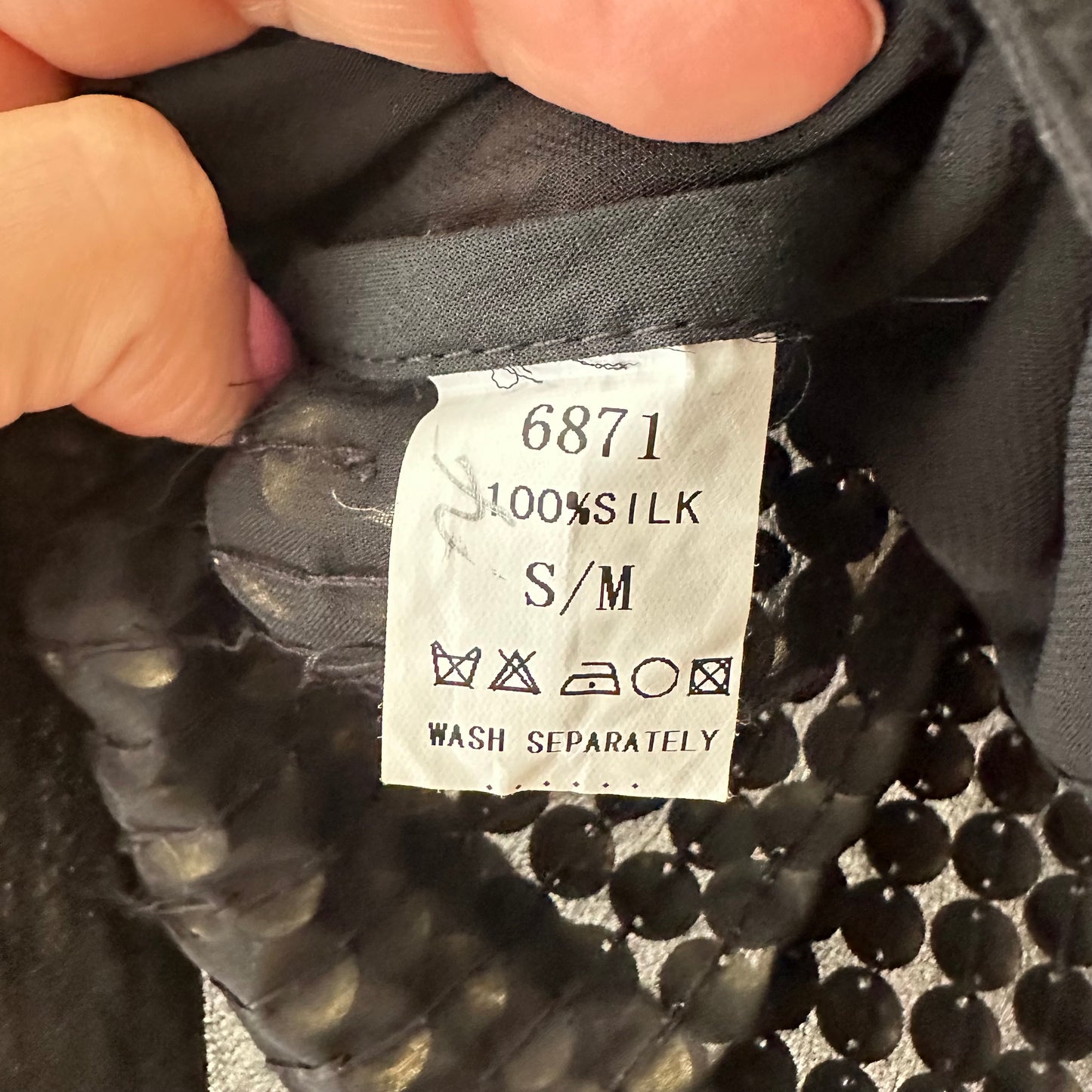 Black Silk Vest - Suncoo