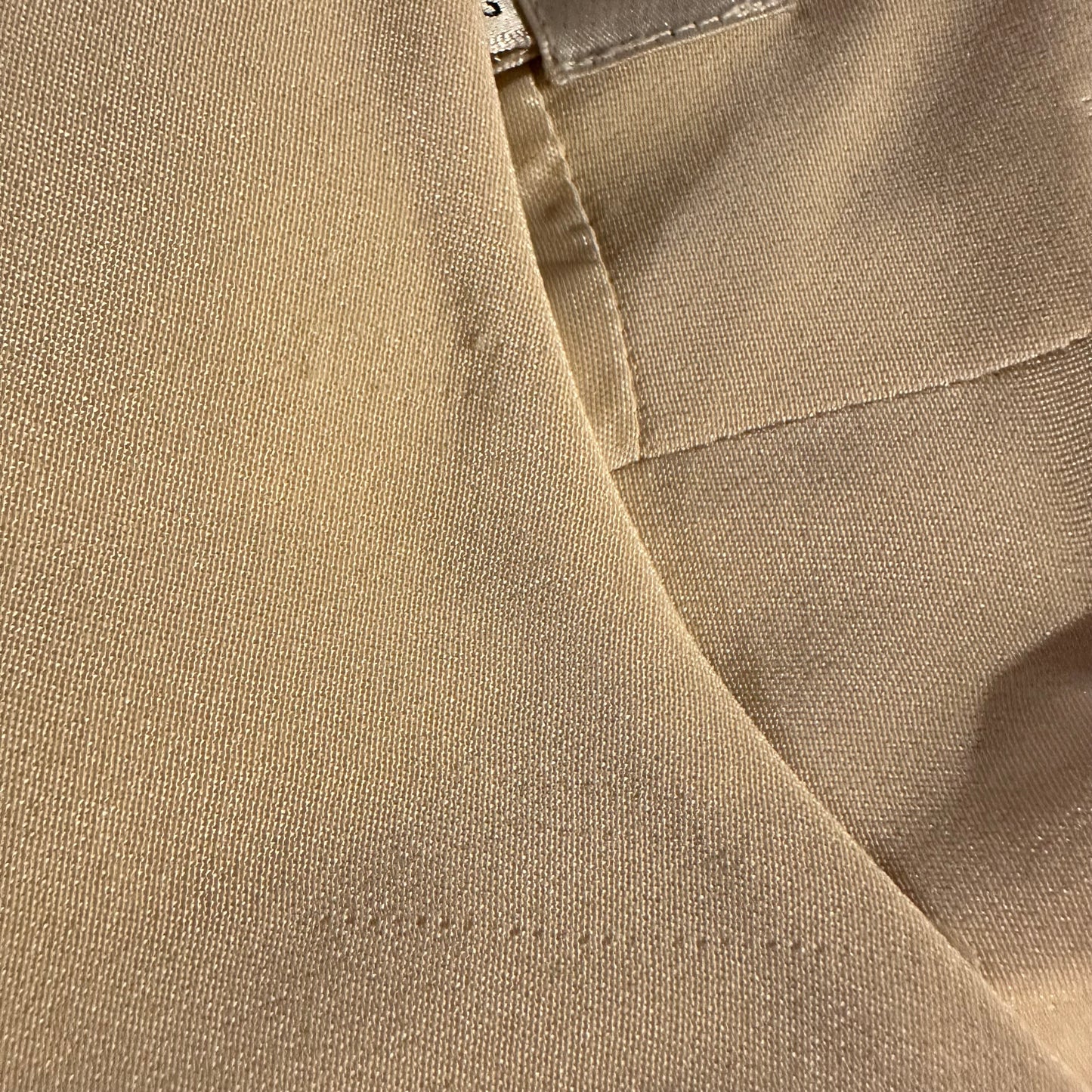 80's Vintage Beige Silk Jumpsuit