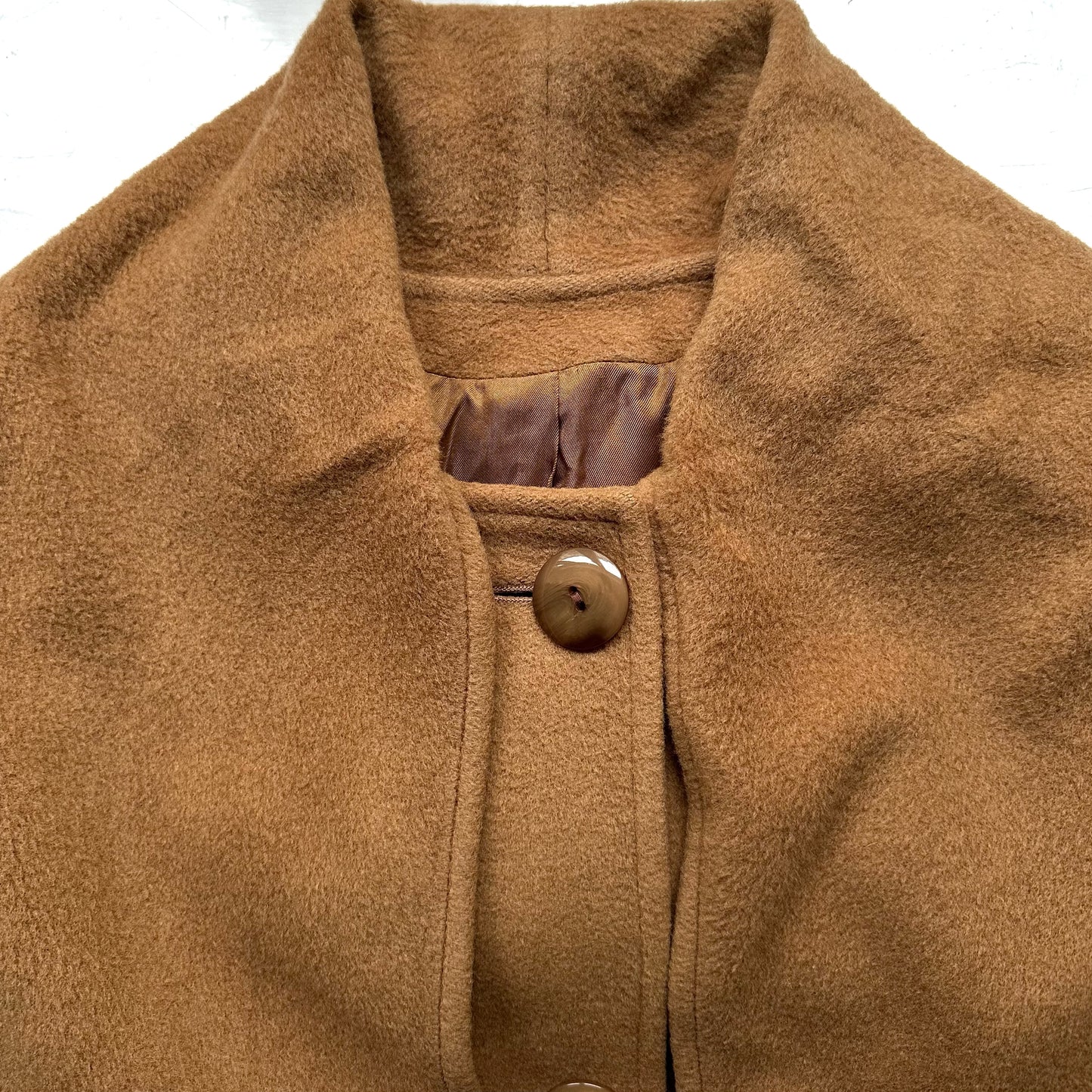 Vintage Pure Wool Scarf Coat, size M-L