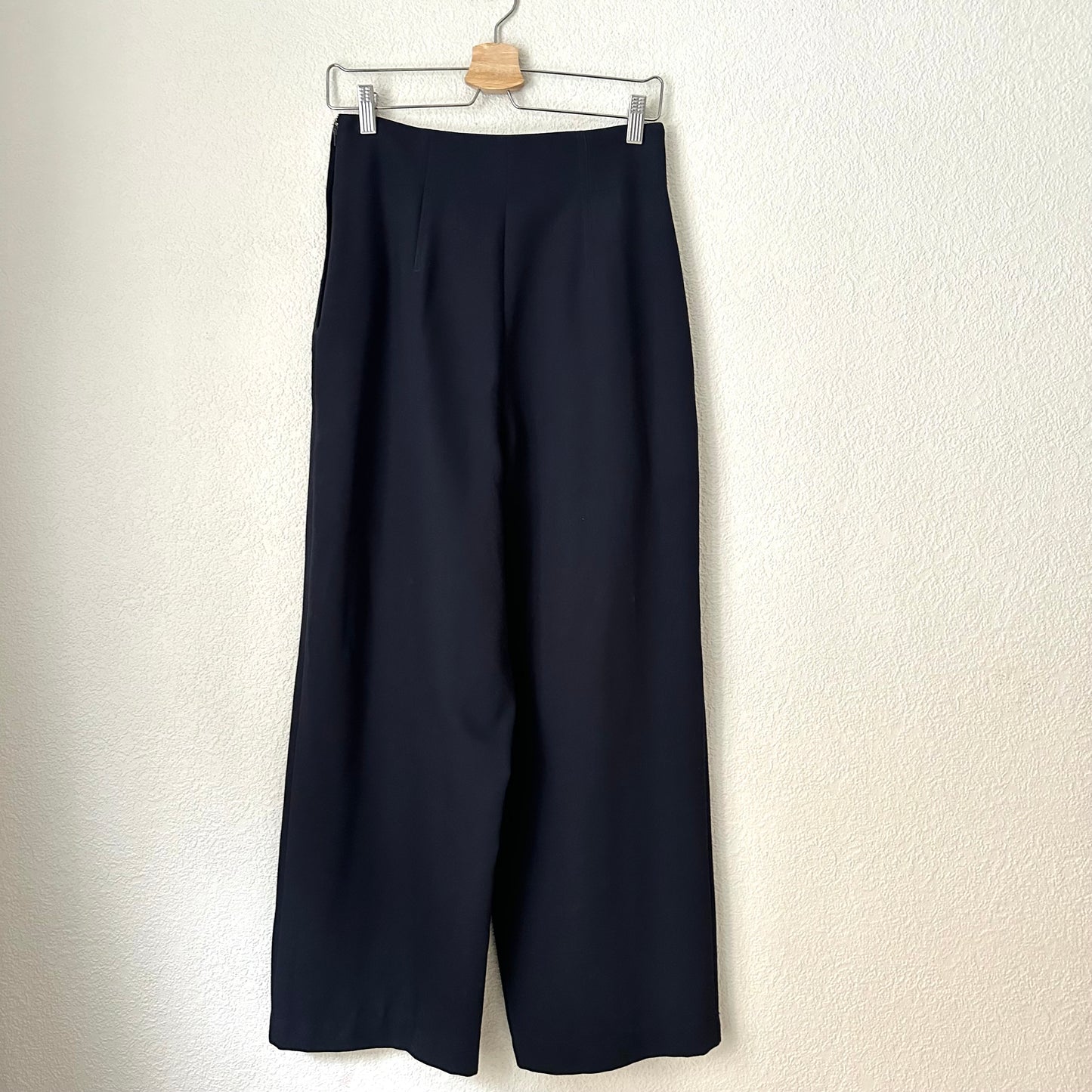 Vintage Navy Blue Wool Pants - Mondi, size S