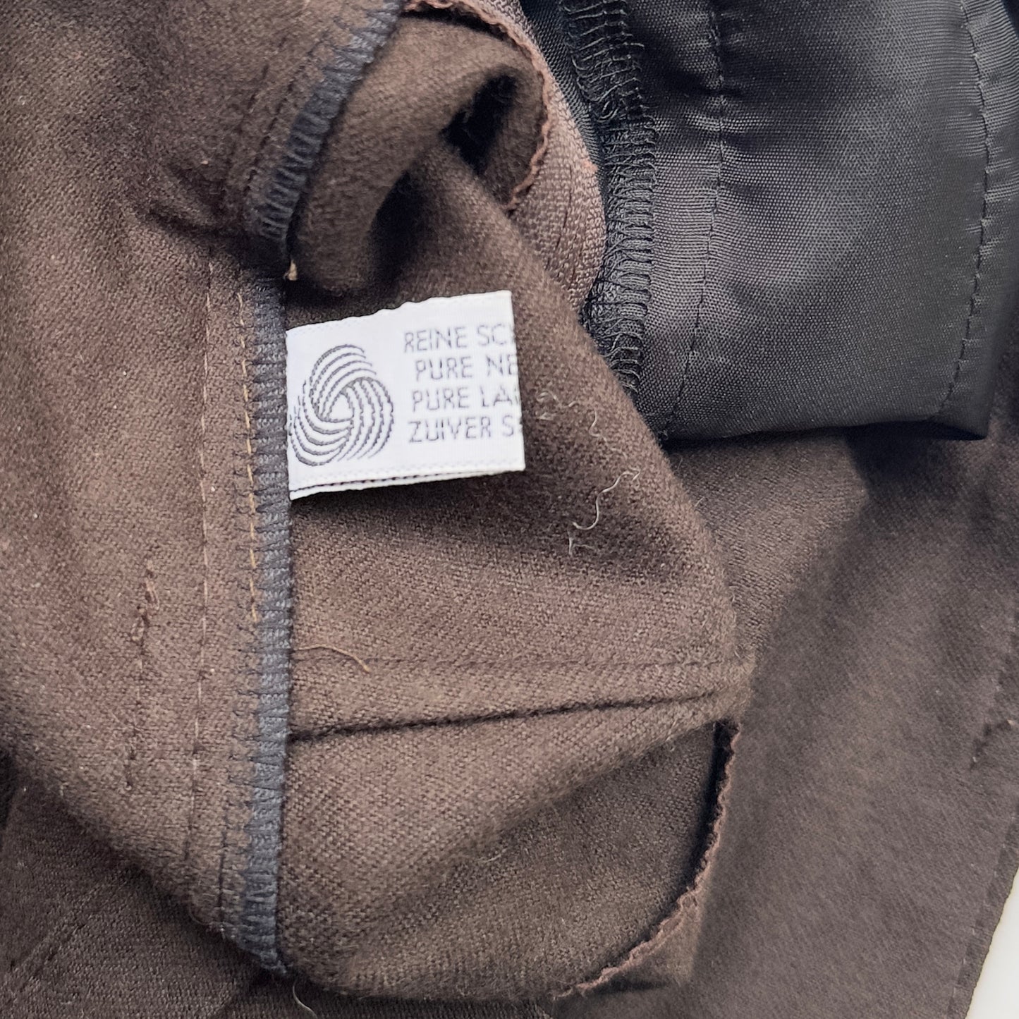 Vintage Brown Wool Pants, size EU40