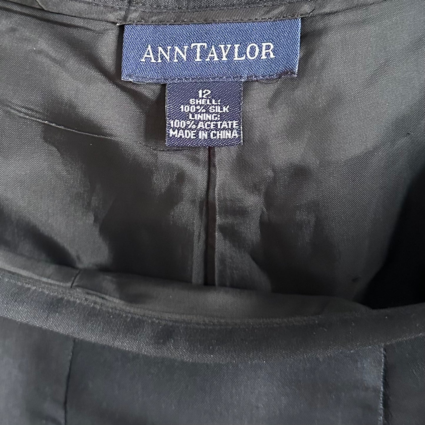 Vintage Dark Blue Silk Pants - Ann Taylor