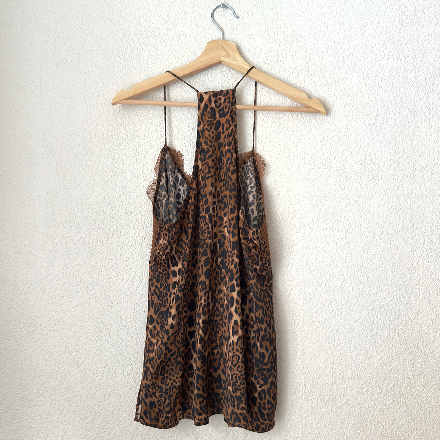 Animal Print Silk Cami Tank Top - NWT size M