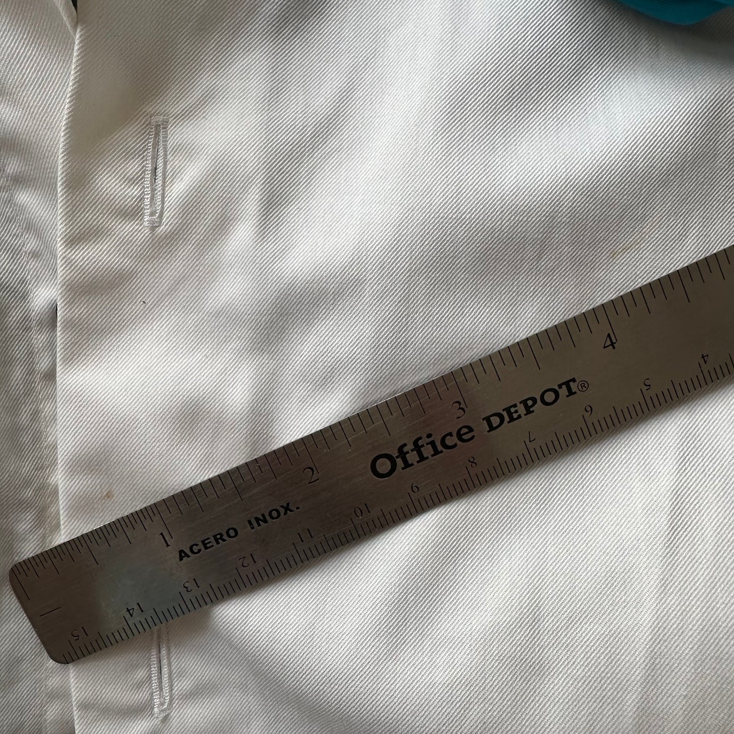 Upcycled Shirt 15 - XL, Cotton, White