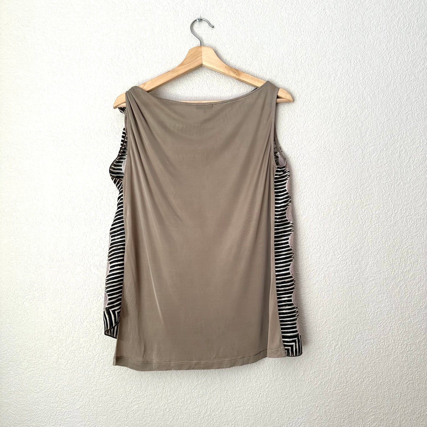 Silk Asymmetric Floral Print Blouse