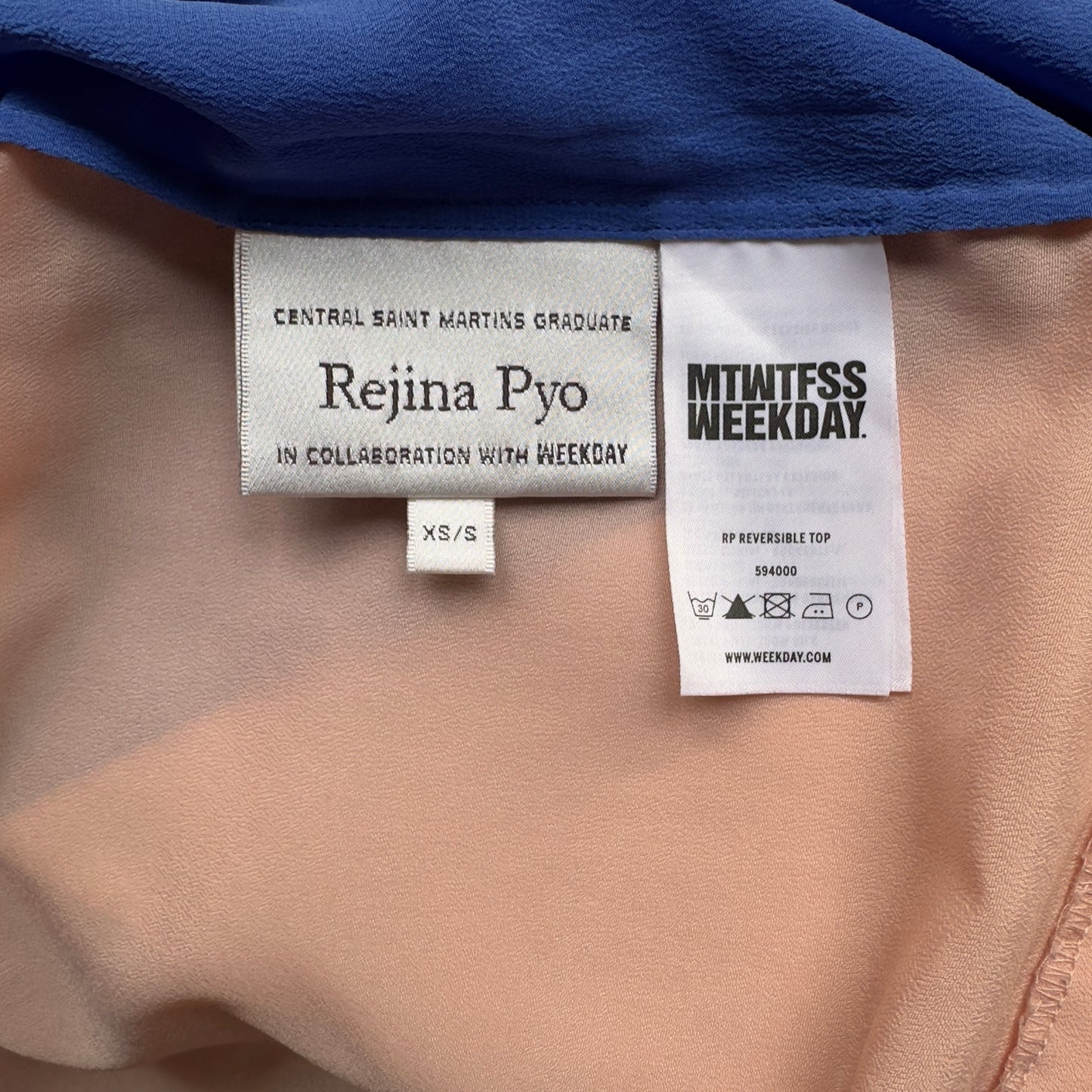 Color Block Silk Top - Regina Pyo x Weekday