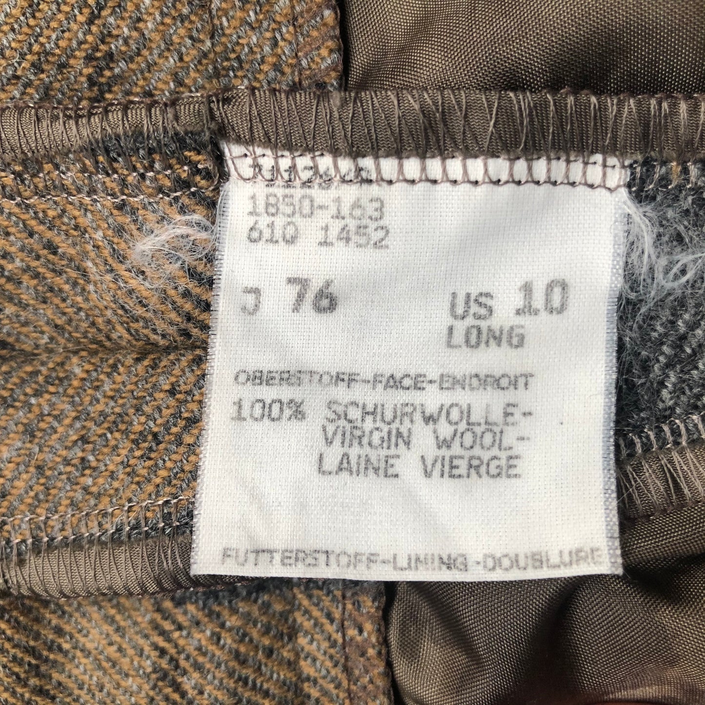 Vintage Checked Wool Culottes