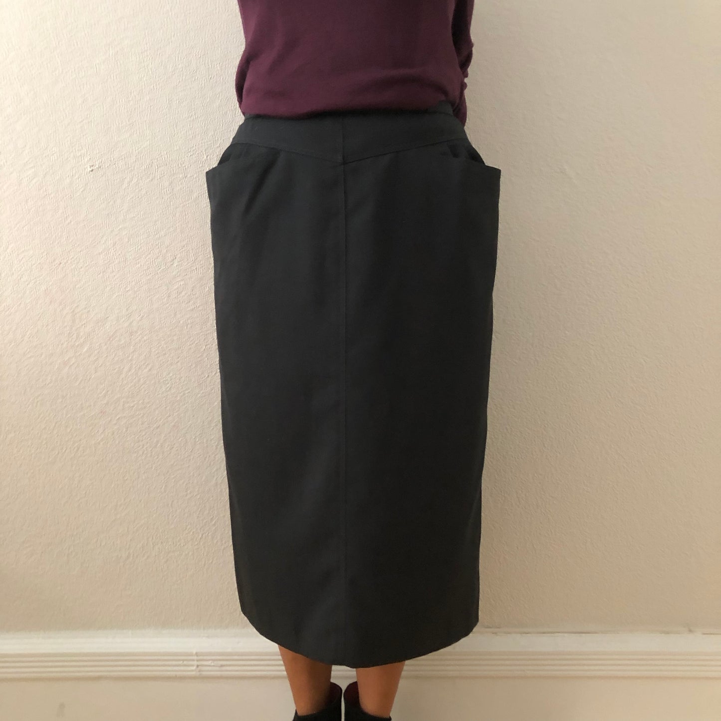 80's Vintage Midi Skirt