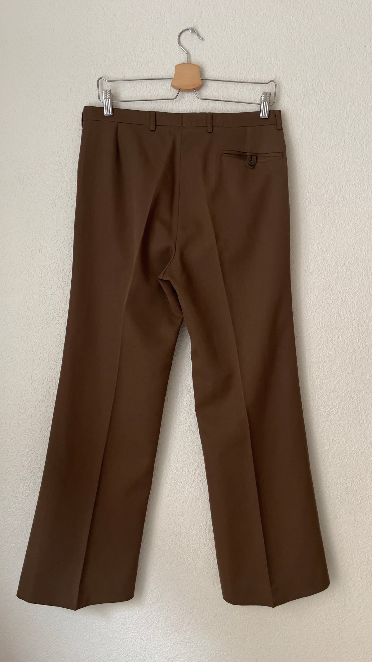 Vintage Brown Flare Pants - size S-M