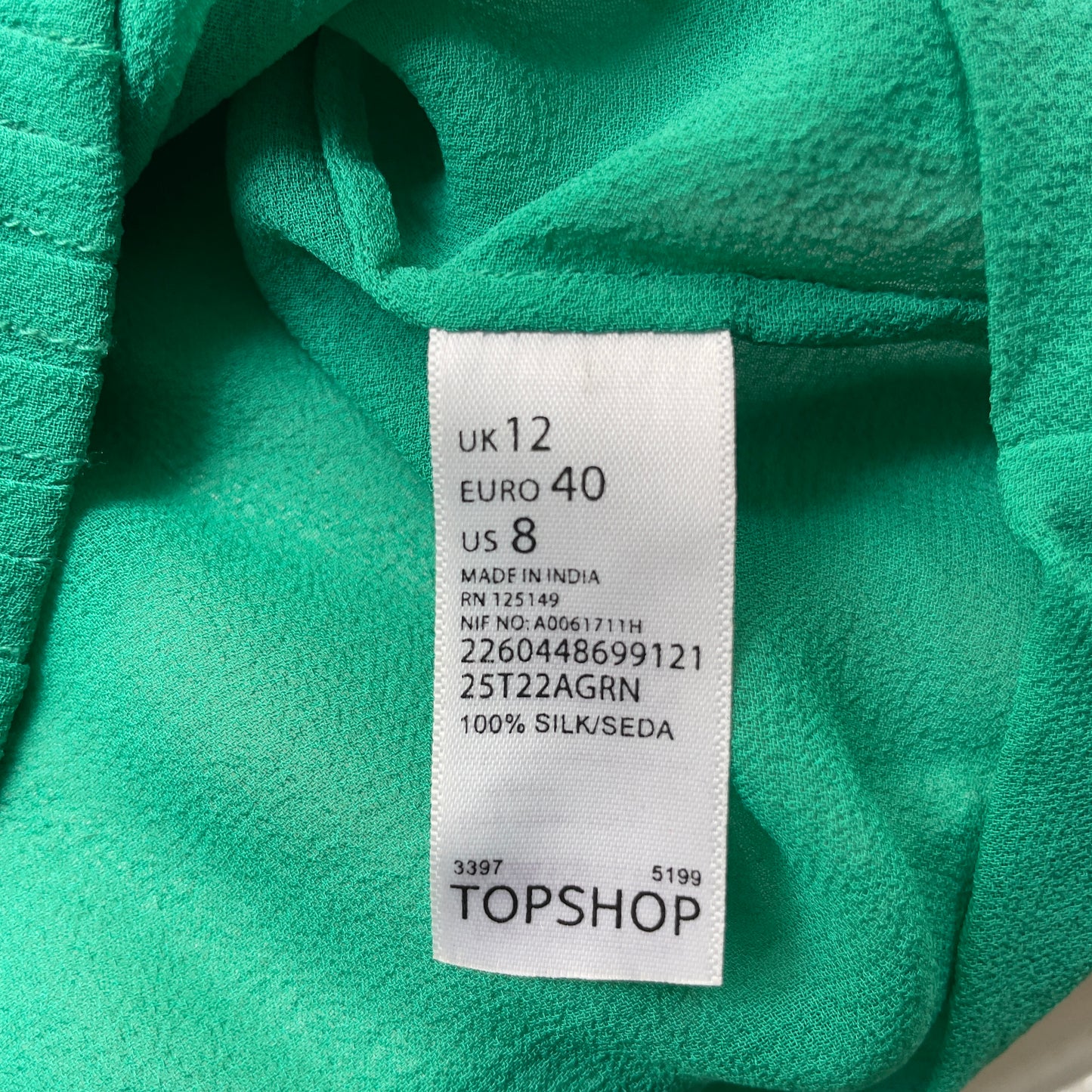 Green Silk Tank Top - Topshop Boutique