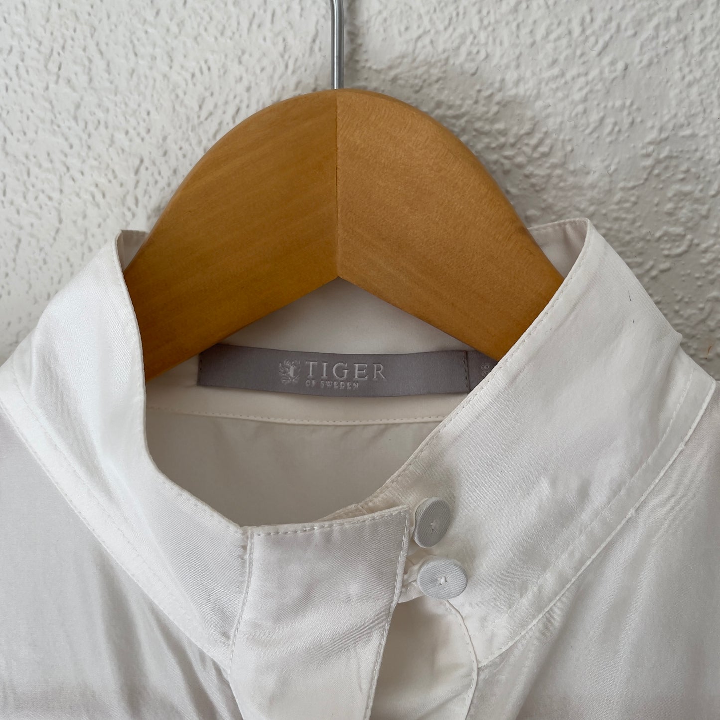 White Silk Shirt Dress - Tiger of Sweden