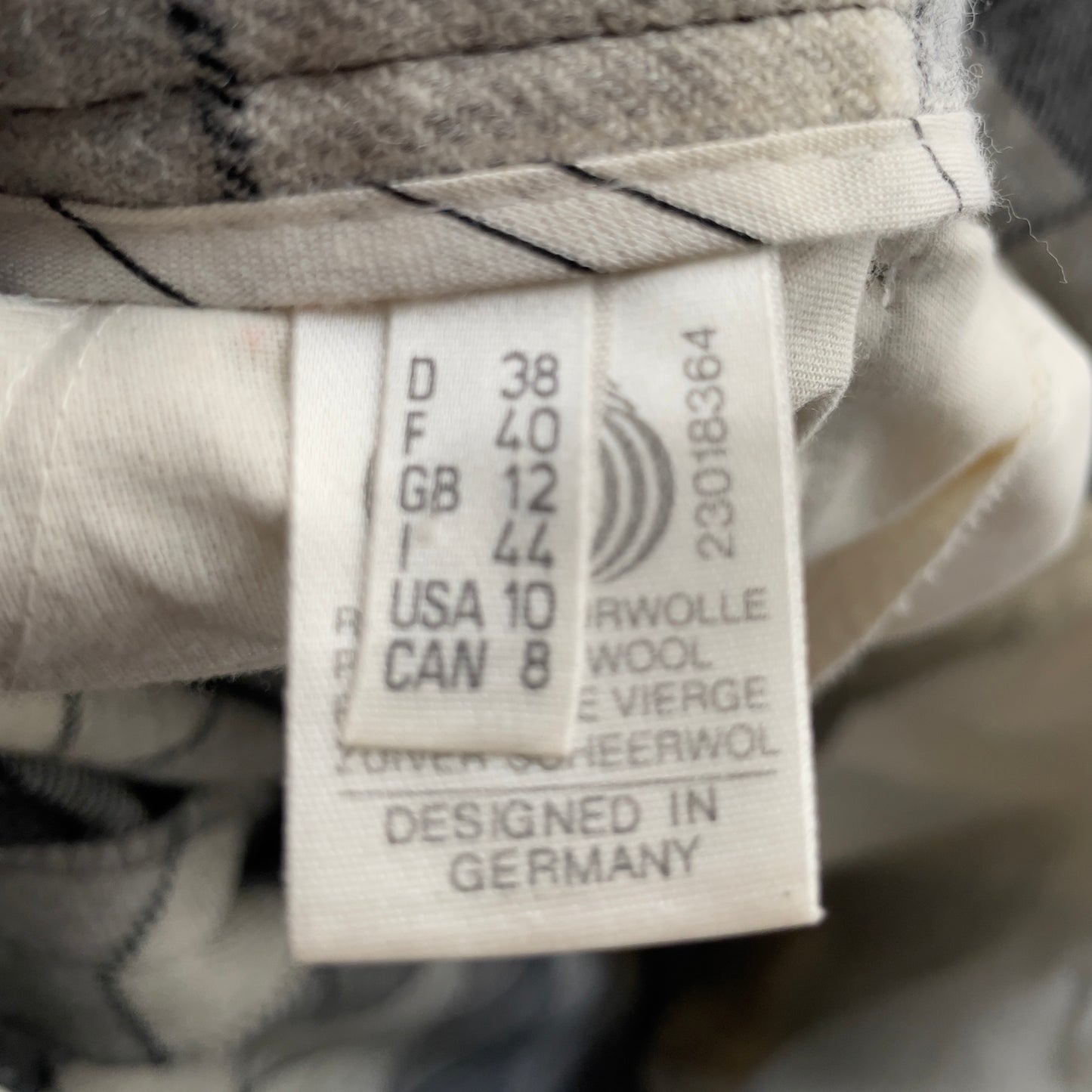 Gray Checked Plaid Pants