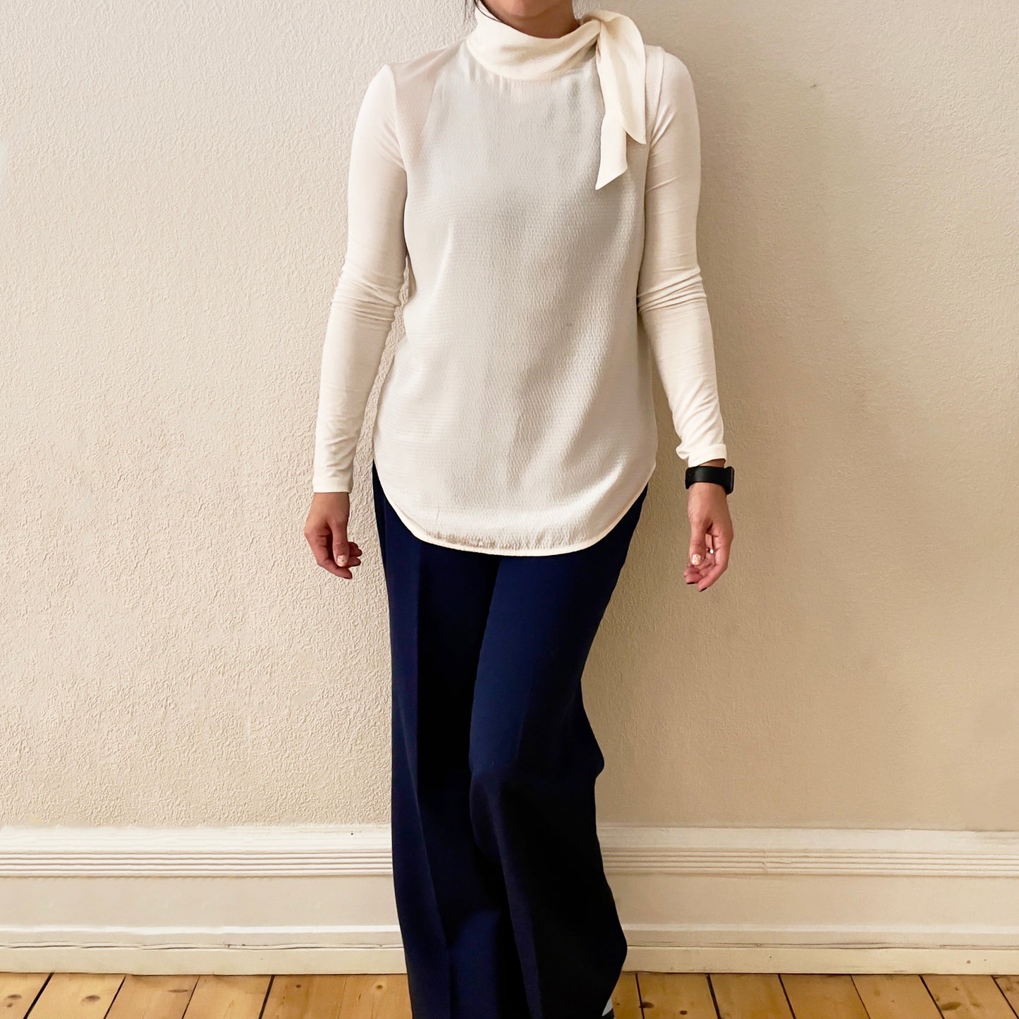 Tie-neck Silk Blouse - Max & CO. - size Small