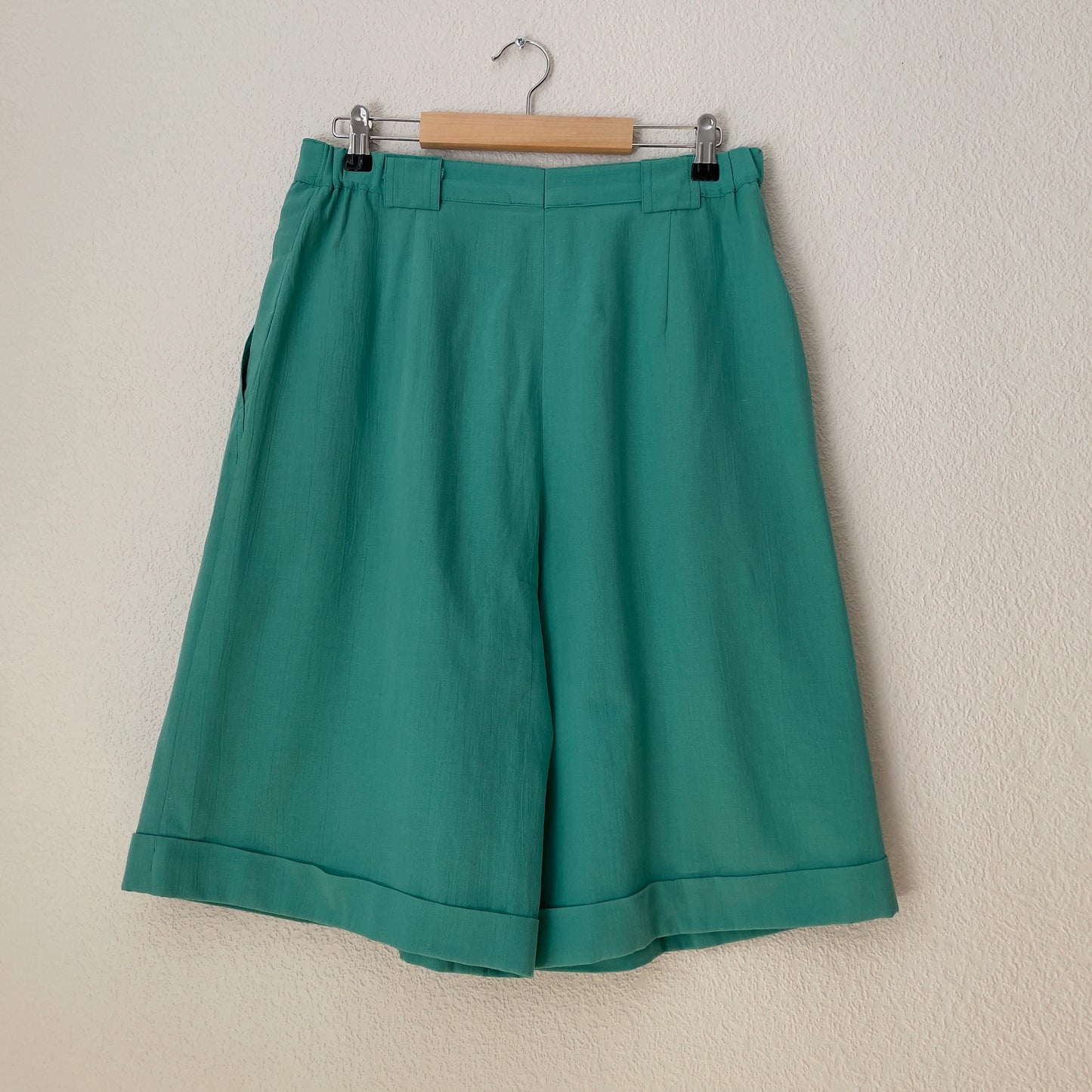 Vintage Teal Bermuda Shorts