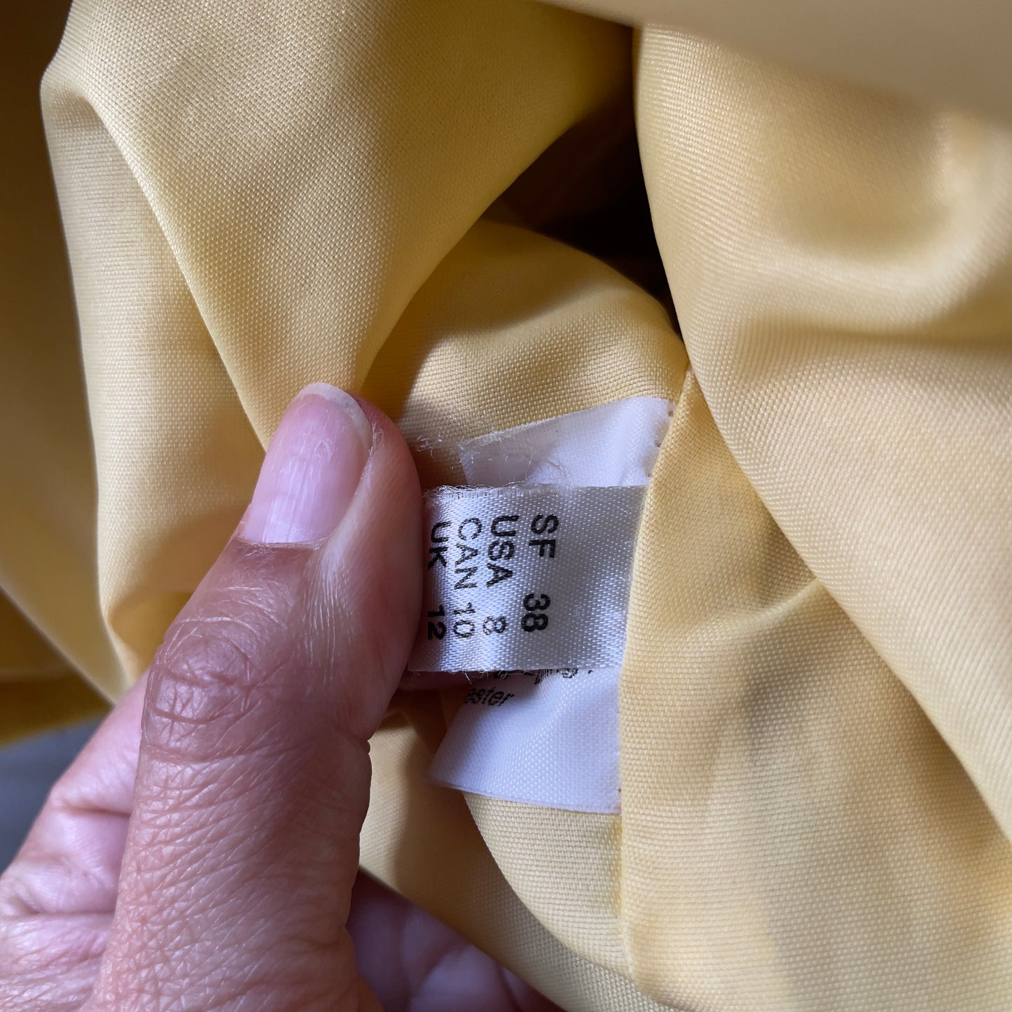 Vintage Yellow Wool Jacket - Mastercoat