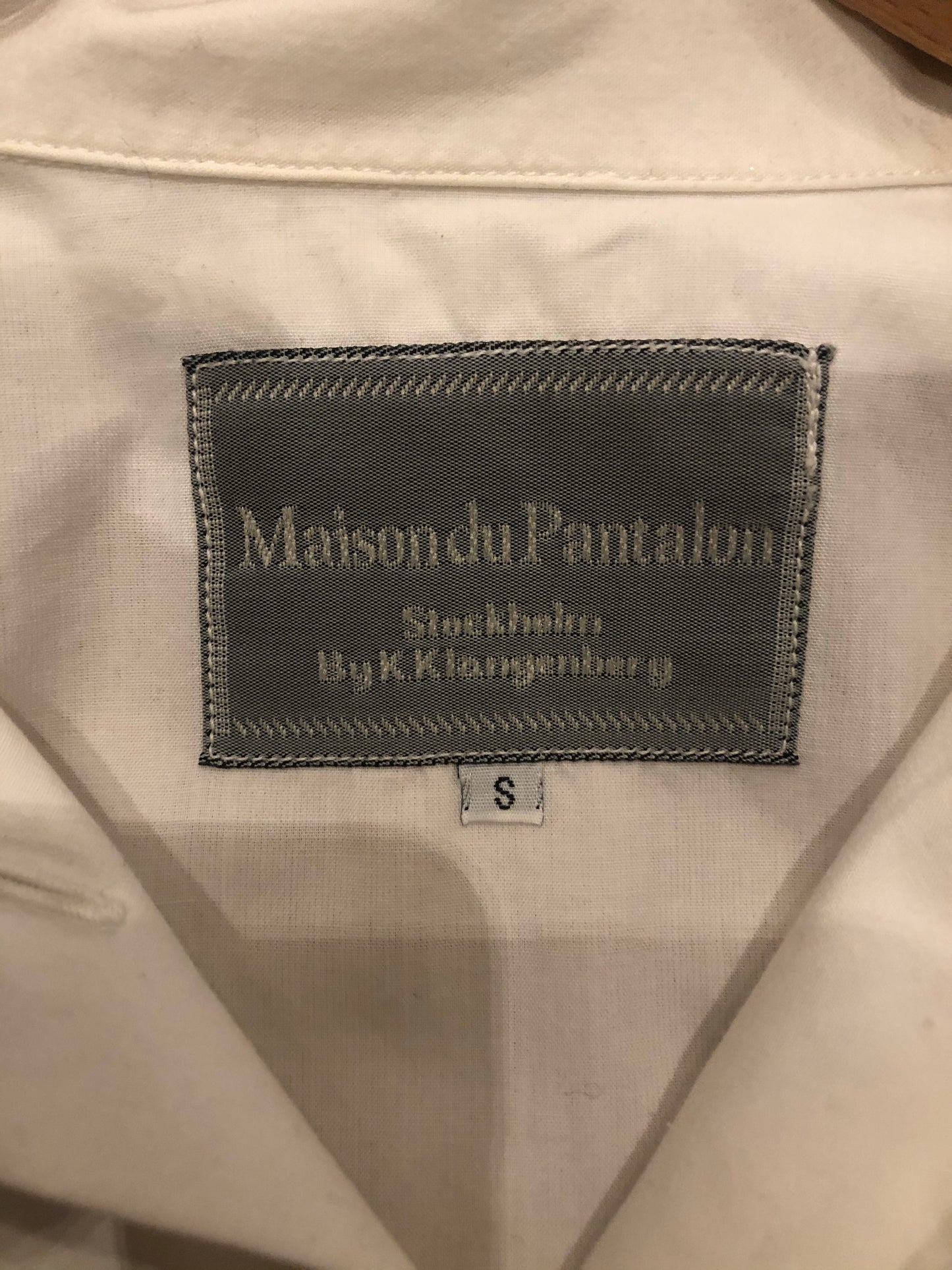 Vintage Maison du Pantalon White Cotton Shirt