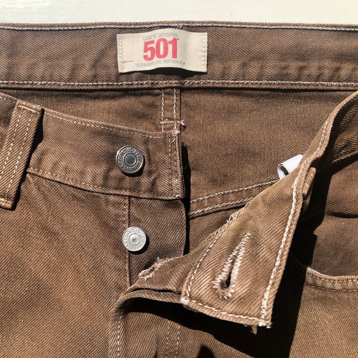 Levi's 501 Chocolate Brown