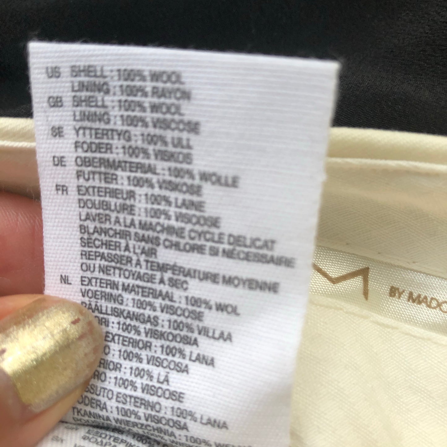 M by Madonna Off White Trousers