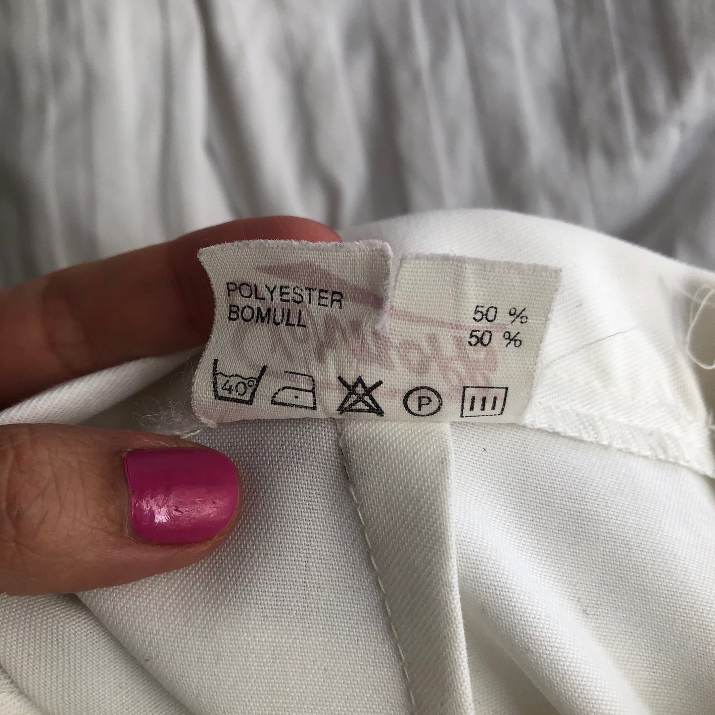 Vintage 80s White Trousers