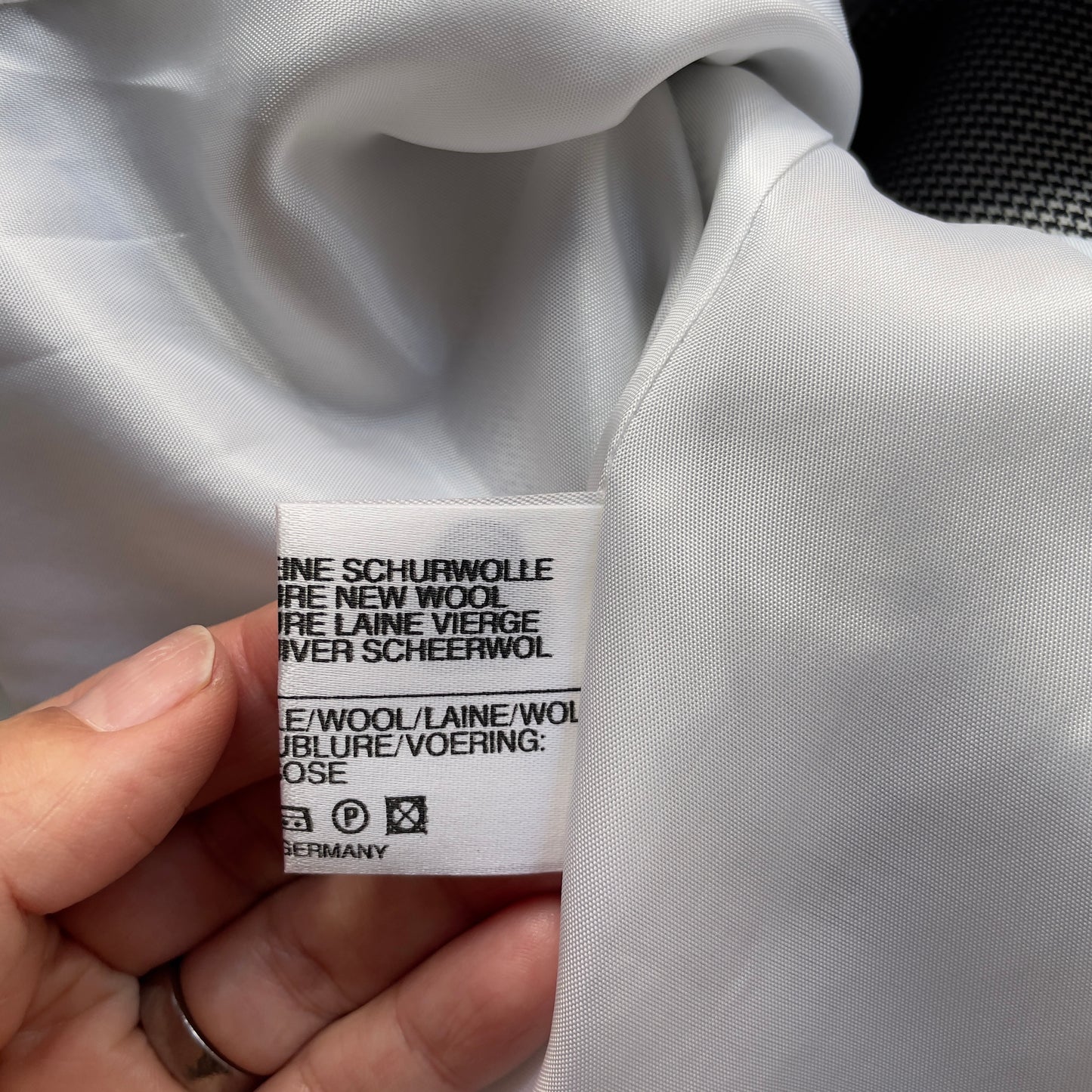 Vintage Baby Houndstooth Blazer