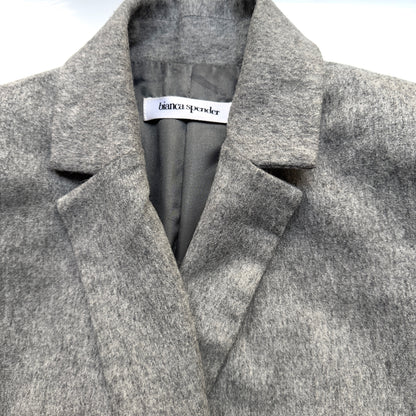 Gray Lightweight Coat - designer