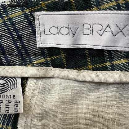 Vintage Plaid Pants - pure wool, size M