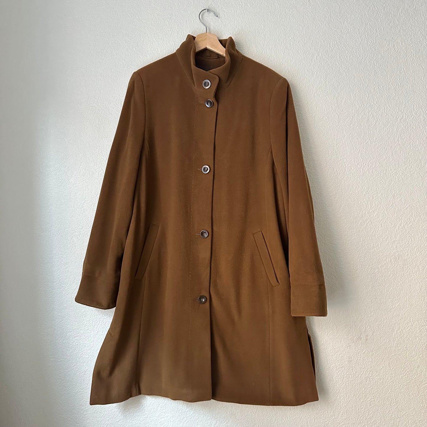 Brown Wool Coat - size EU38