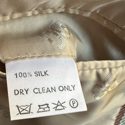 Vintage Silk Blazer - DAKS Signature