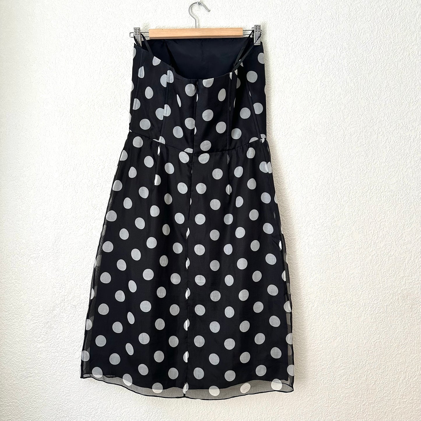 Vintage Polka Dots Dress - Pure Silk