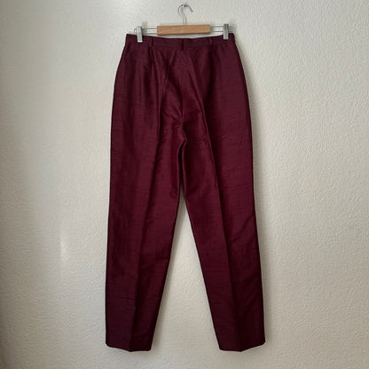 Vintage Raw Silk Pants and Top, 2pc Set