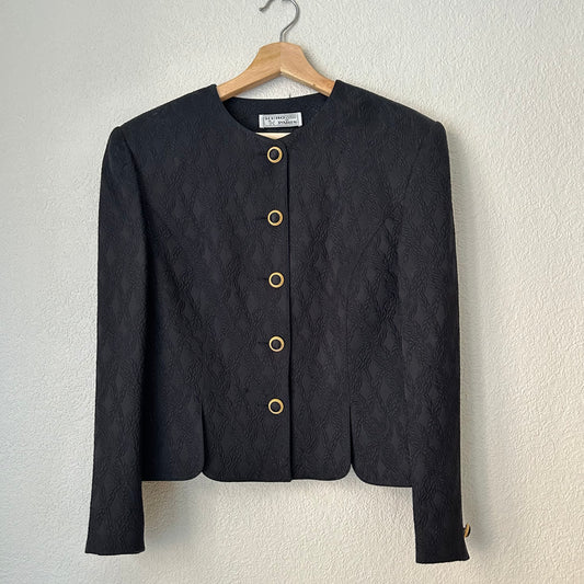 Vintage Silk Wool Jacket - size M