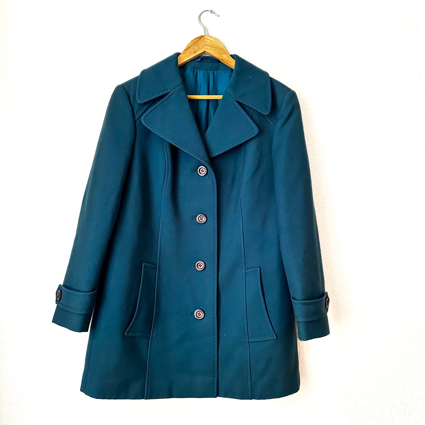 Vintage Green Wool Jacket - size M