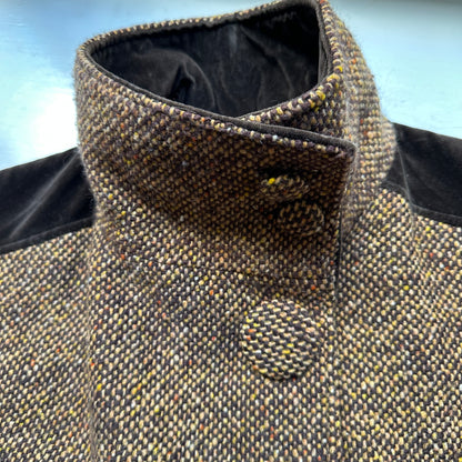 Vintage Tweed Wool Blend Jacket - size M