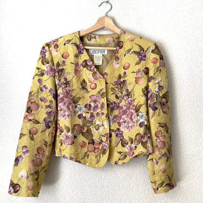 Vintage Designer Linen Blend Jacket - size S