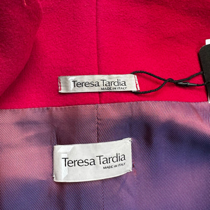 Italian Red Wool Coat - size S