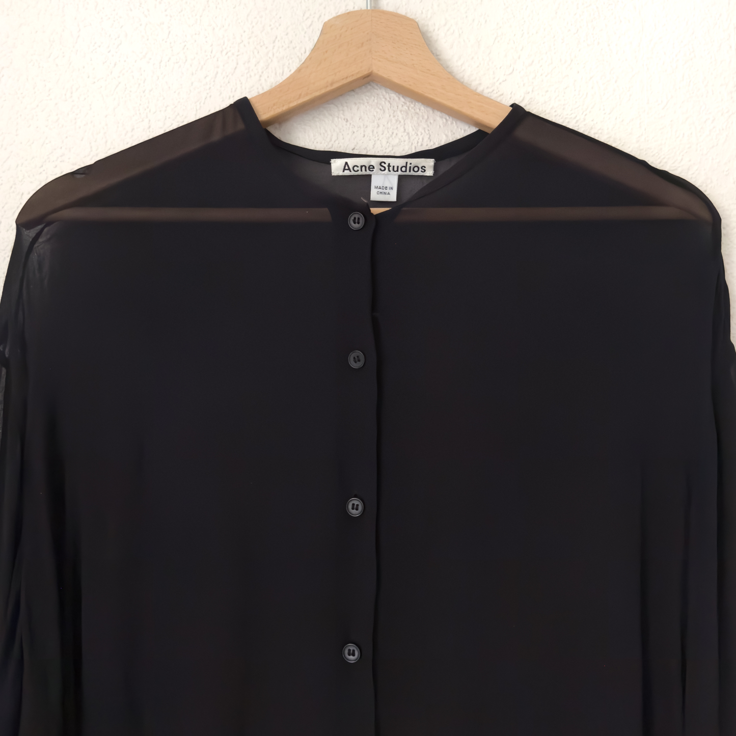 ACNE Studios Sheer Silk Shirt- size EU38