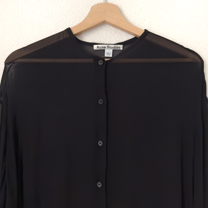 ACNE Studios Sheer Silk Shirt- size EU38