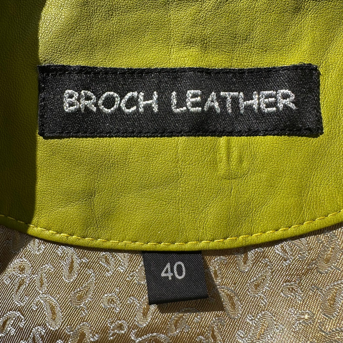 Leather Bolero Jacket - size M