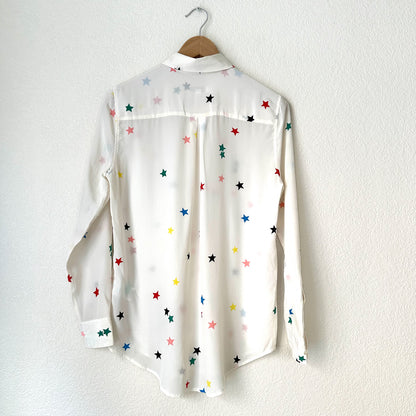 Stars Silk Shirt - size XS