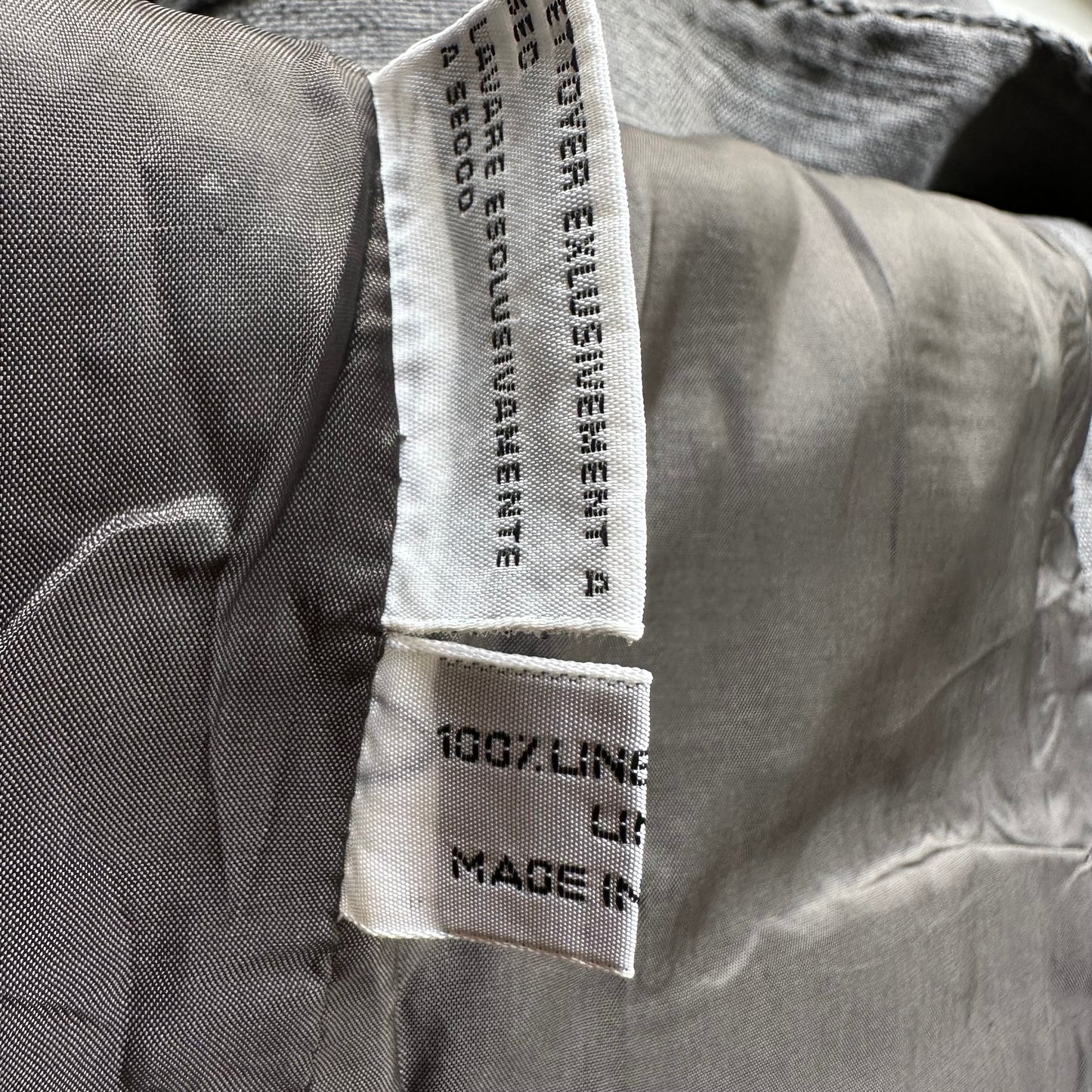 Vintage Designer Linen Blazer - Size M