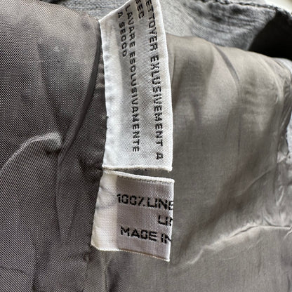 Vintage Designer Linen Blazer - Size M