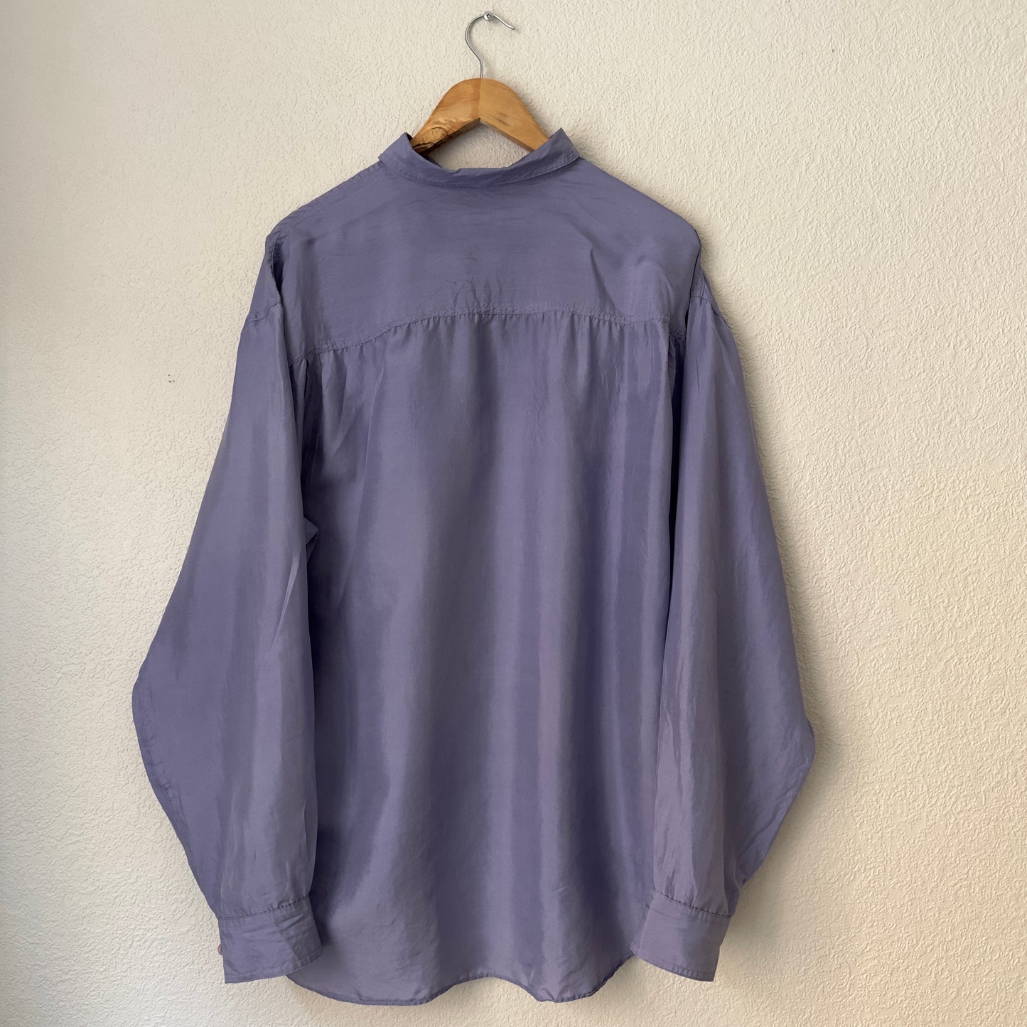 Vintage Oversized Silk Shirt