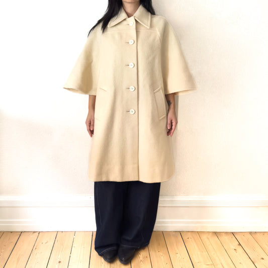 Vintage Statement Wool Coat - size M-L