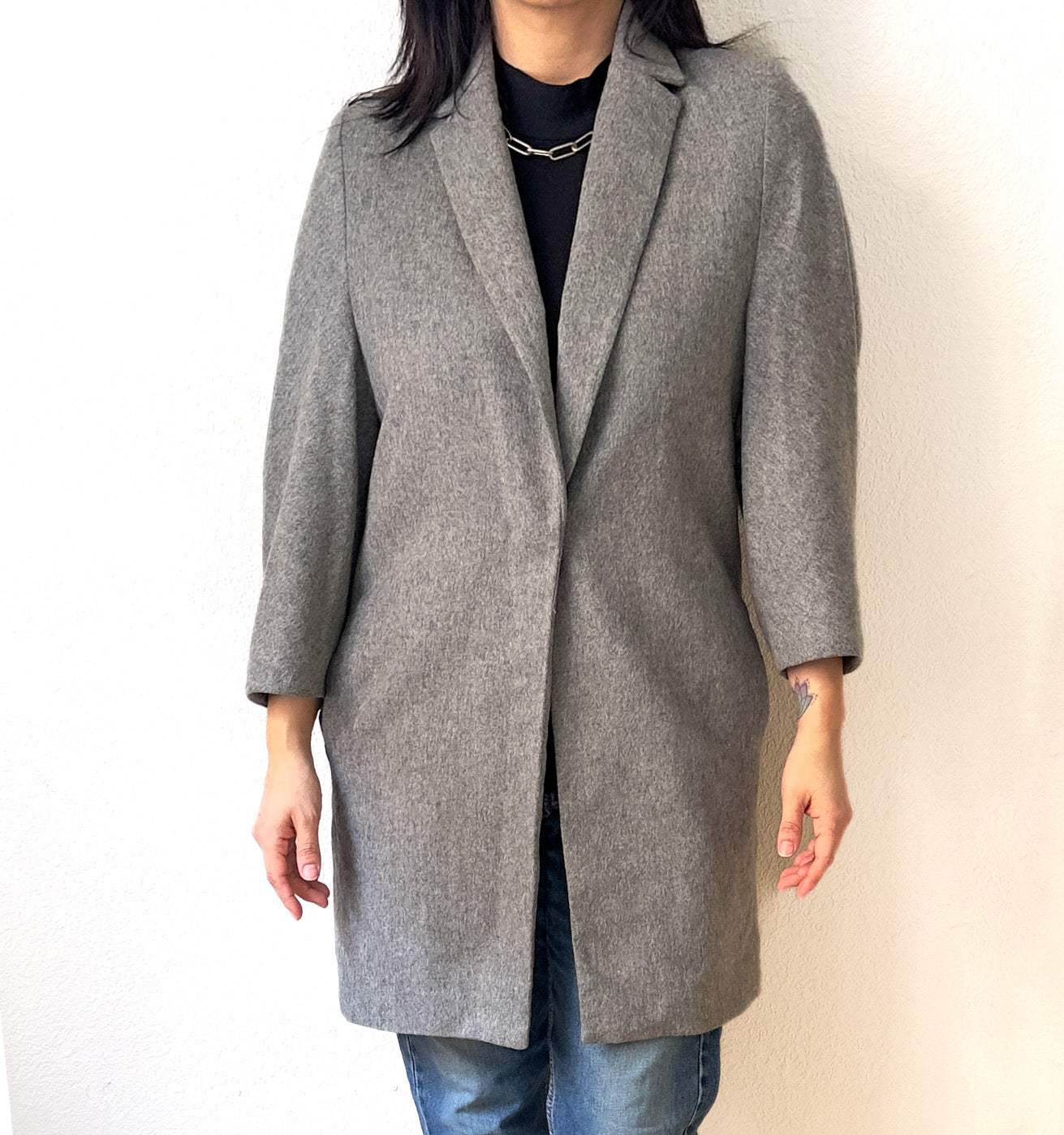 Gray Lightweight Coat - designer