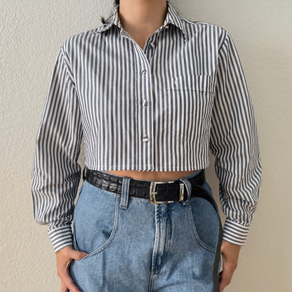 Upcycled Shirt 5 - Cotton, Striped