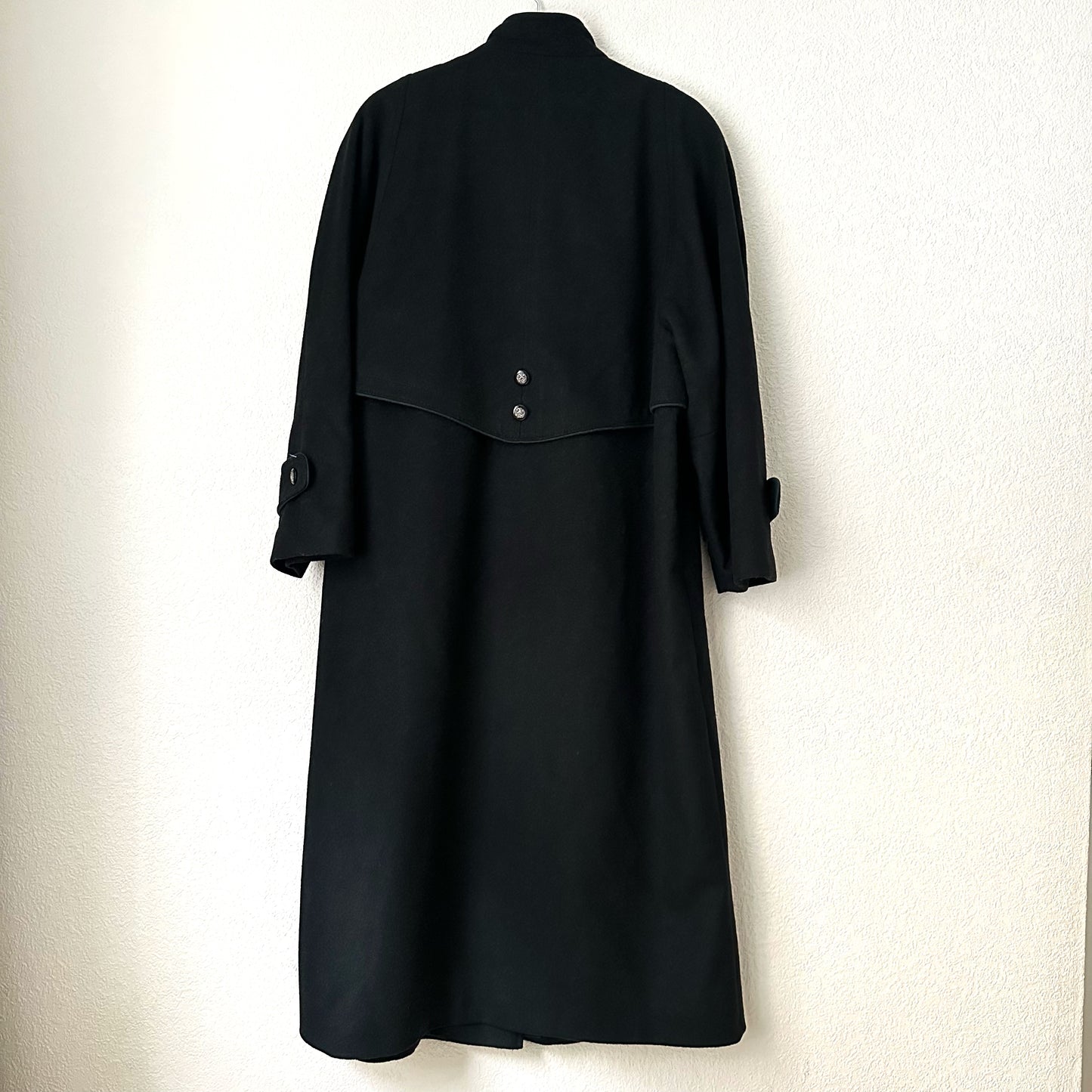 Vintage Dark Green Maxi Coat, size M