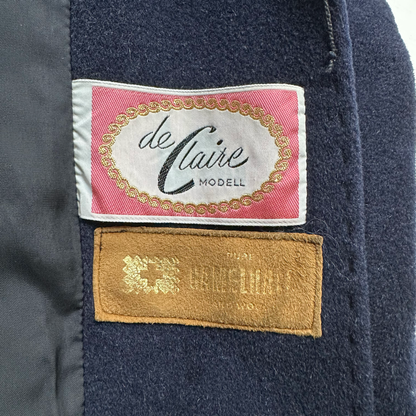 Vintage Camel Hair Belted Coat - size S