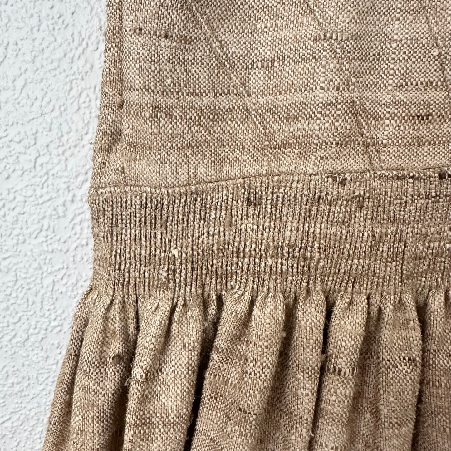 Vintage Raw Silk Dress - Size S