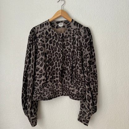 Vintage Renzo Leopard Silk Light Jacket