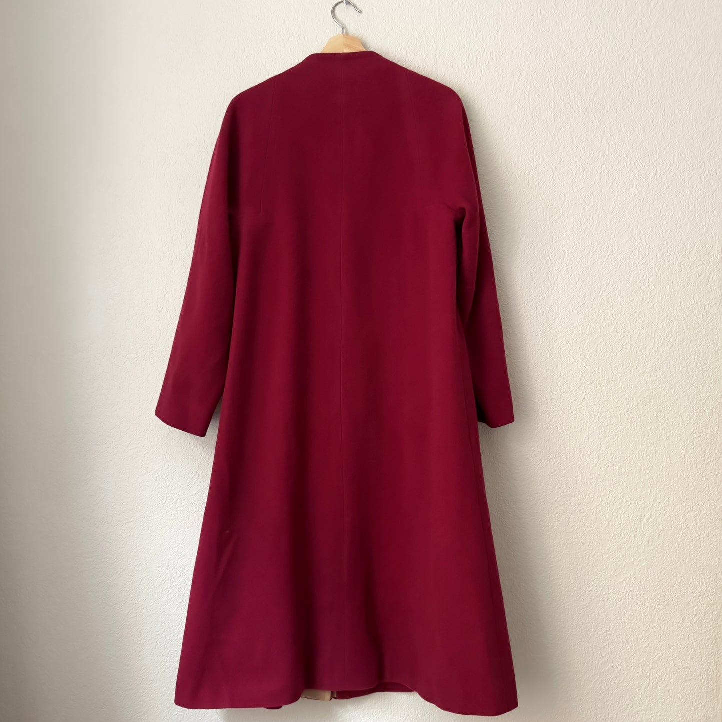 Vintage Red Wool Coat - Mansfield